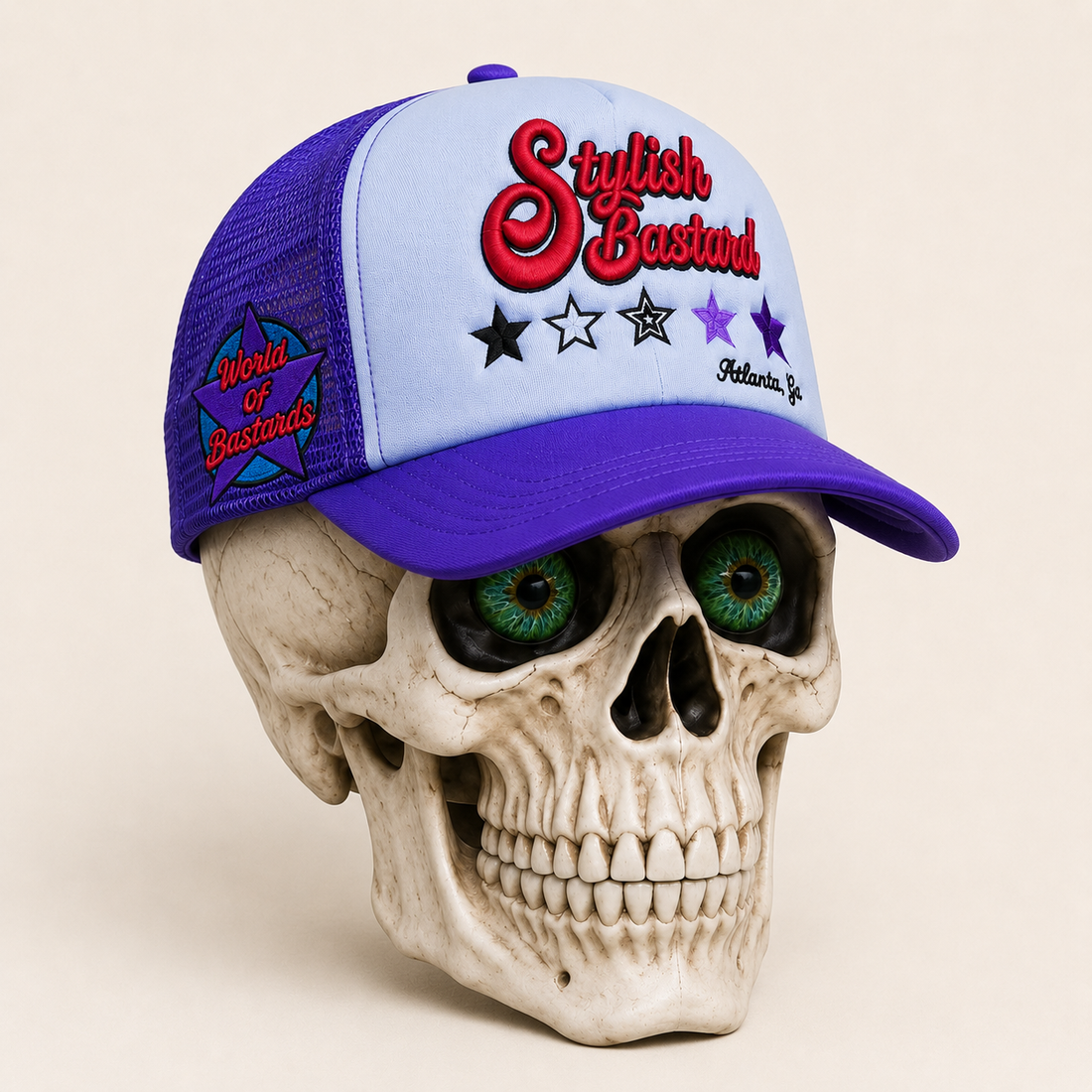 Original Stylish Bastard Trucker (Purple)